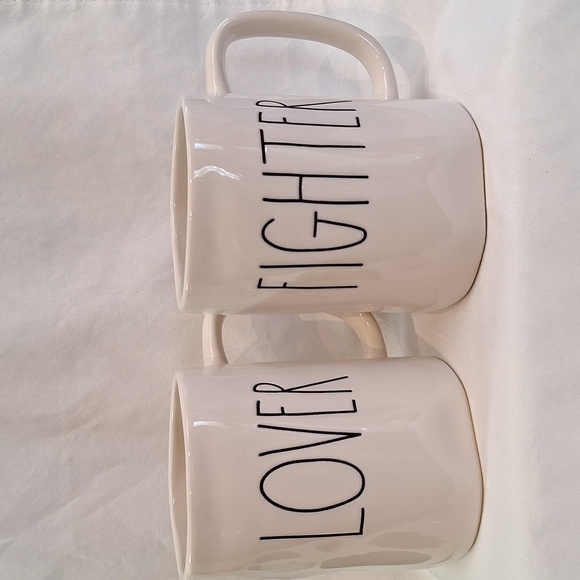 Rae Dunn Other - Rae Dunn Artisan collection lover Fighter mugs set